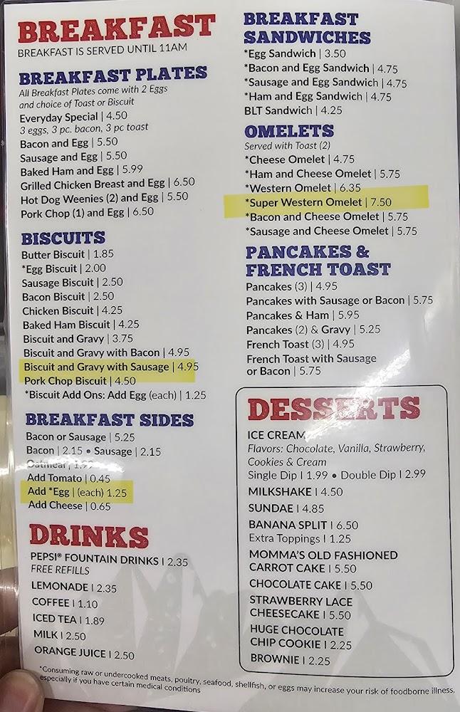 Tom's Drive-In Menu image 4
